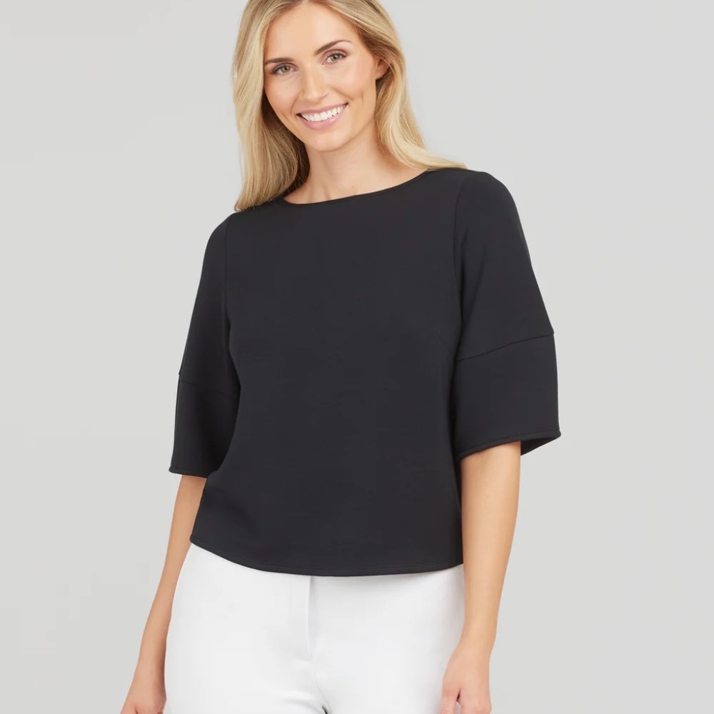 AirEssentials Desk to Dinner Elbow Sleeve Top